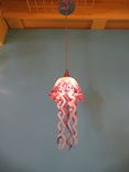 Blown Glass Jellyfish Light - Lighting - Chandelier - Art Glass Lighting - Pendant Lighting 4 small