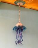 Blown Glass Chandelier Jellyfish Light - Art Glass Lighting - Chandelier - Lighting 2 small