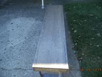 Bench, Coffee Table, Wooden Bench, Furniture, Handmade. Salvaged, Steel Legs, Industrial Look, 5 small