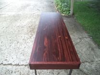 Farmhouse Style Desk With Steel Legs 2 small