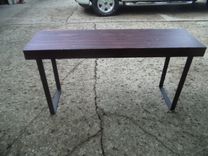 Farmhouse Style Desk With Steel Legs 3 small