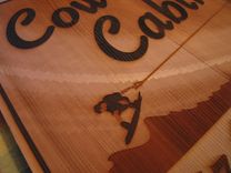Vintage Wood & Metal Sign 3 small