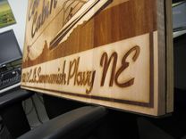 Vintage Wood & Metal Sign 2 small