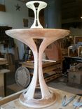 Contemporary Pedestal Table 4 small