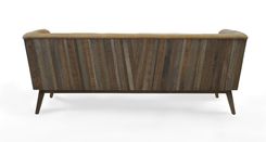 Manhattan Sofa - Reclaimed Wood, Leather - Plush Style And Comfort 4 small