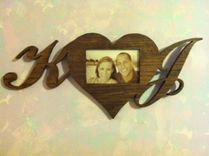 Heart Initials Picture Frame 3 small