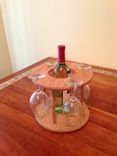 Wine Glass And Bottle Holder 1 small