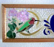 Art Glass Mosaic Wall Art - Croeso (Welcome) 4 small