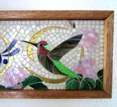 Art Glass Mosaic Wall Art - Croeso (Welcome) 3 small