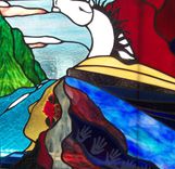 Stained Glass Memorial Gift - Katie's Window 2 small