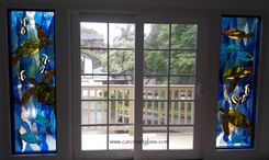 Stained Glass Side Light Windows - Honu Serenade 3 small