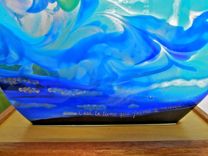 Fused Glass Accent Light - C'est La Lune (It's The Moon) 5 small