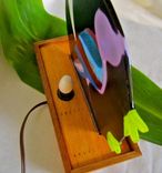 Fused Glass Accent Light - Le Hibou (The Owl) 2 small