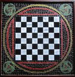 Chess Board - Art Glass Mosaic 1 small