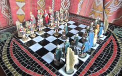 Chess Board - Art Glass Mosaic 3 small