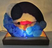 Fused Glass Accent Light -Island Baby 2 small