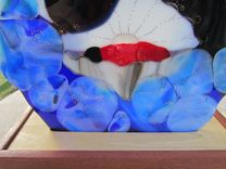 Fused Glass Accent Light -Island Baby 3 small