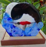 Fused Glass Accent Light -Island Baby 4 small