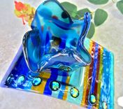 Fused Glass Candle Bridge - E Ala E 4 small