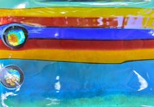 Fused Glass Candle Bridge - E Ala E 5 small