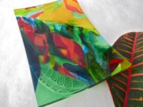 Fused Glass Plate- Kailua 4 small