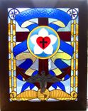 Stained Glass And Fused Glass Window - Retirement Gift 1 small