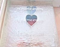 Cast Glass - Three Hearts 2 small