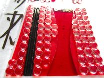 Fused Glass Sculpture- Modern Asian  3 small