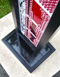 Fused Glass Sculpture- Modern Asian  5 small