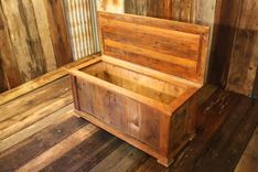 Rustic Reclaimed Barnwood Hope Chest 1 small