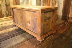 Rustic Reclaimed Barnwood Hope Chest 2 small