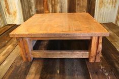 Rustic Reclaimed Barnwood Coffee Table 2 small