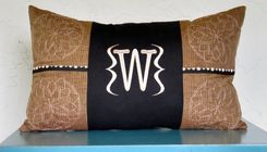 Menswear-Inspired Monogrammed Pillow 1 small