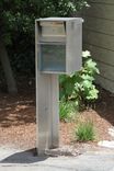 Contemporary Minimalist Modern Stainless Steel Mailbox/Call Box 2 small