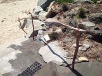 Organic Driftwood Bronze Handrail Railing 2 small