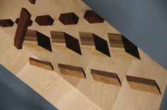 Abstract Illusionism In Furniture™ Exotic Wood Console Table 4 small