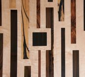 Abstract Expressionism In Furniture™ Exotic Wood Console Table 2 small