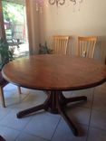 Pecan Dining Table 60 1 small
