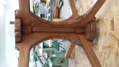Pecan Dining Table 60 2 small