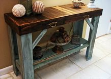 Reclaimed Sofa Table, Entry Table 3 small