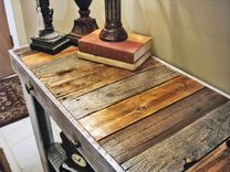 Rustic Reclaimed Sofa Table 2 small