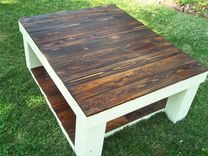 Reclaimed Wood Farmhouse Coffee Table 2 small