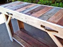 Rustic Reclaimed Pallet Entry Table 2 small
