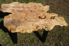 Extremely Burled Maple Coffee Table 4 small