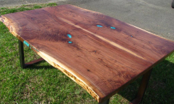 Live-Edge Walnut Dining Table 4 small
