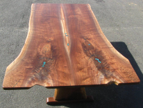 Large And Amazing Live-Edge Walnut Dining Table 1 small