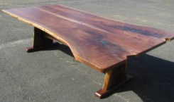 Large And Amazing Live-Edge Walnut Dining Table 5 small