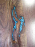 Walnut Shaker Table With Chrysacola Inlays 3 small