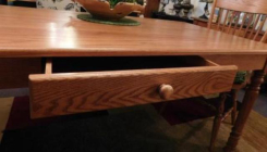 Harvest Table With Drawer 2 small