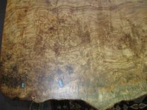 Red Maple Live Edge Burl Single Slab Dining Table 2 small